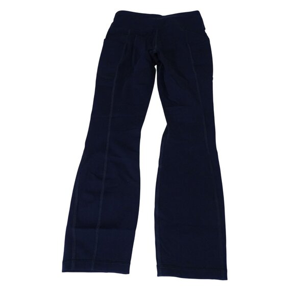 Jockey Performance Crop Legging Women Size S 360 High Rise Stretch Navy Blue NEW - Picture 3 of 11